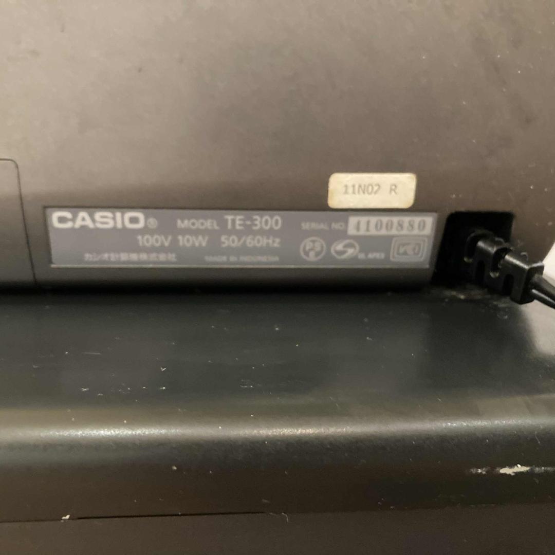 CASIO カシオ レジスター TE-300 赤色