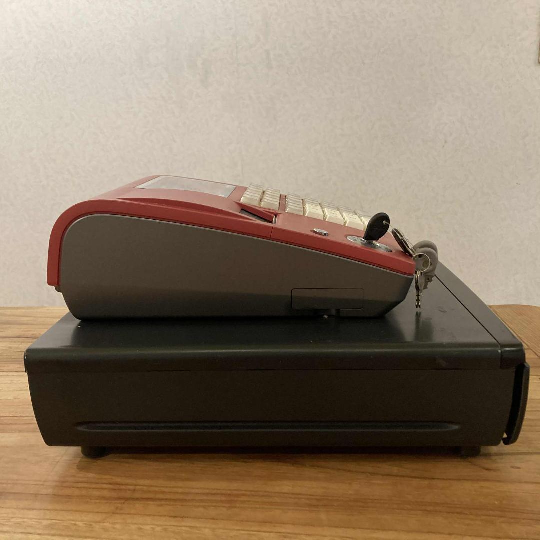 CASIO カシオ レジスター TE-300 赤色