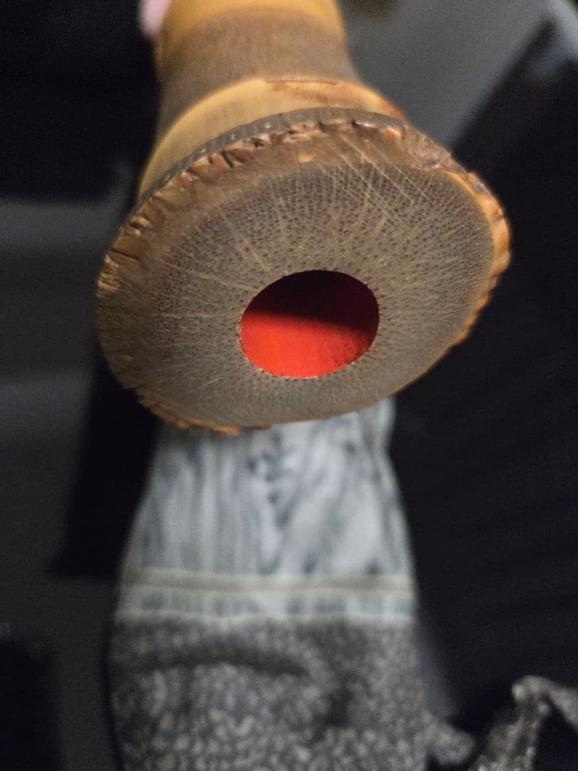 な*様 和楽器 レトロ 尺八本体 天然竹製 4穴