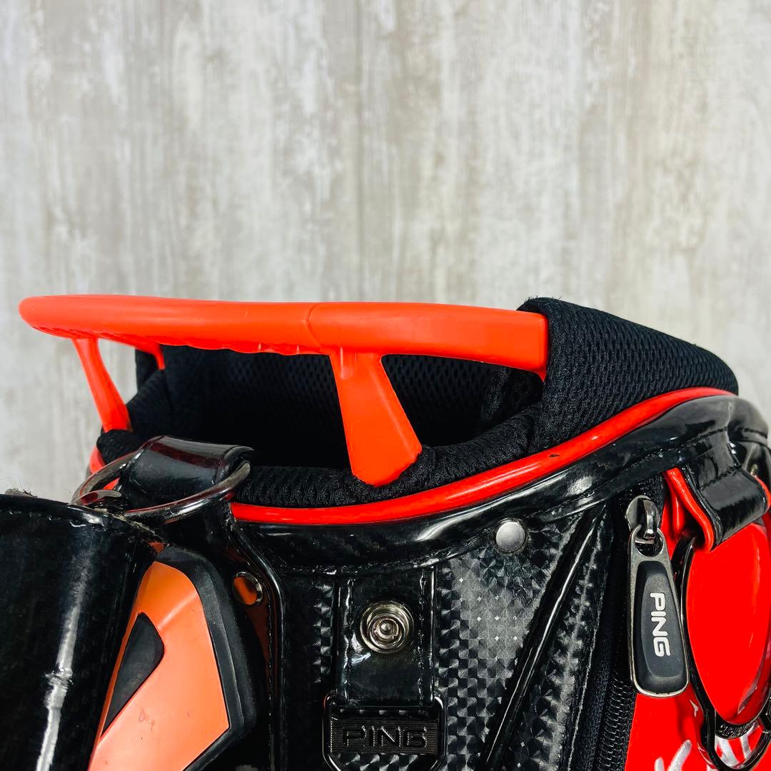 【廃盤品】PING ピンMr. PING KARSTEN エナメルキャディバッグ