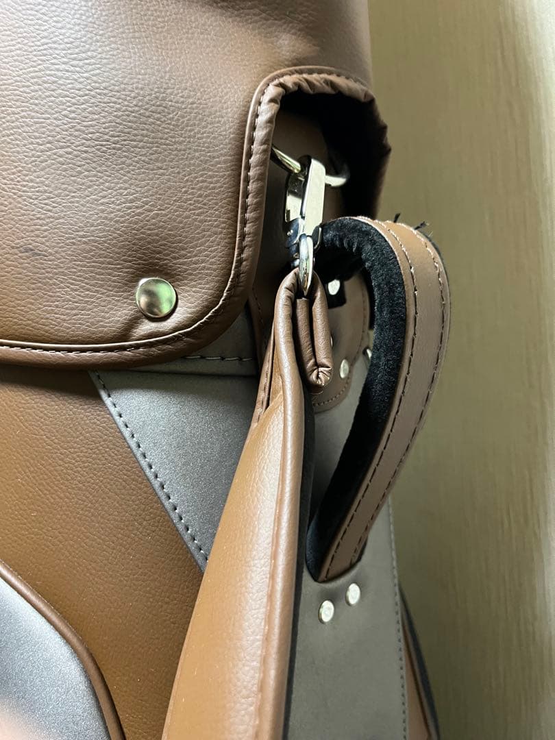 Vessel ベゼル ブラウン ゴルフバッグ APX Staff