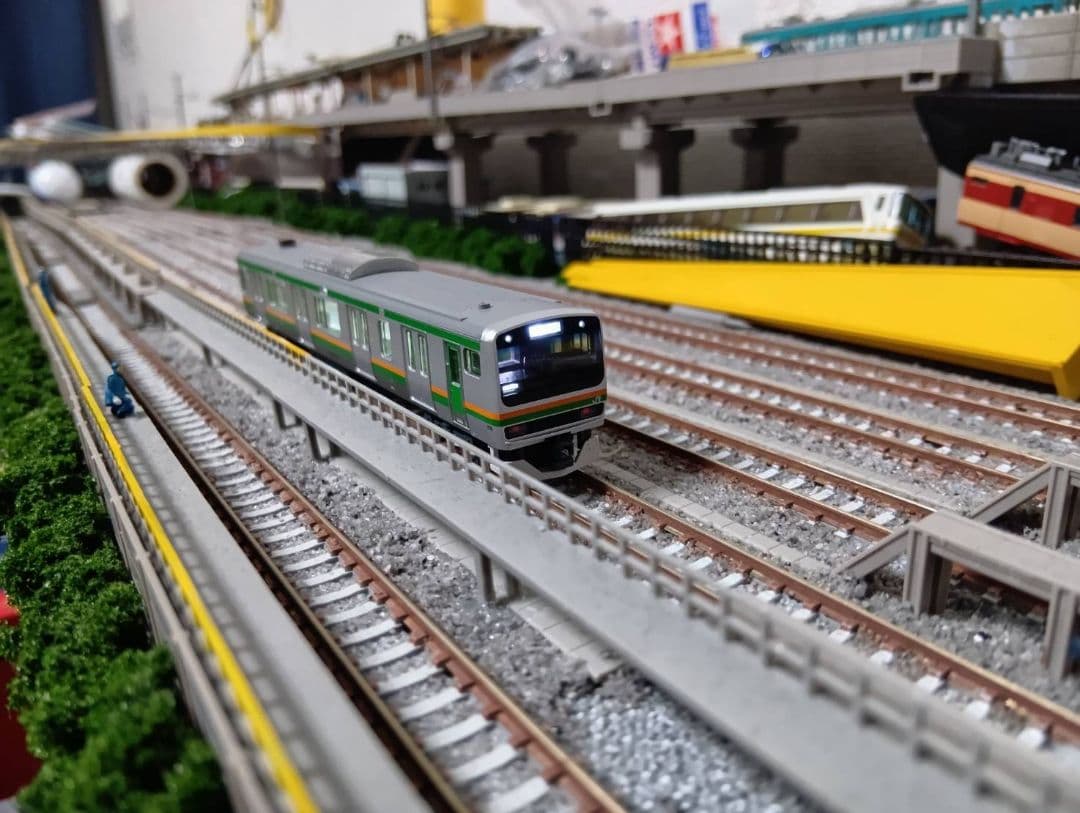 10-1787 E231系1000番台東海道線 付属編成セット 室内灯付き