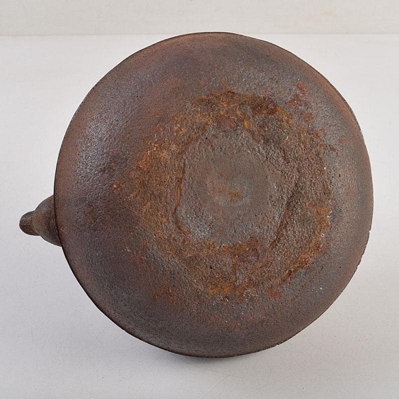 煎茶道具　釜師　菊池政光作　鉄瓶　共箱　D　R9449H