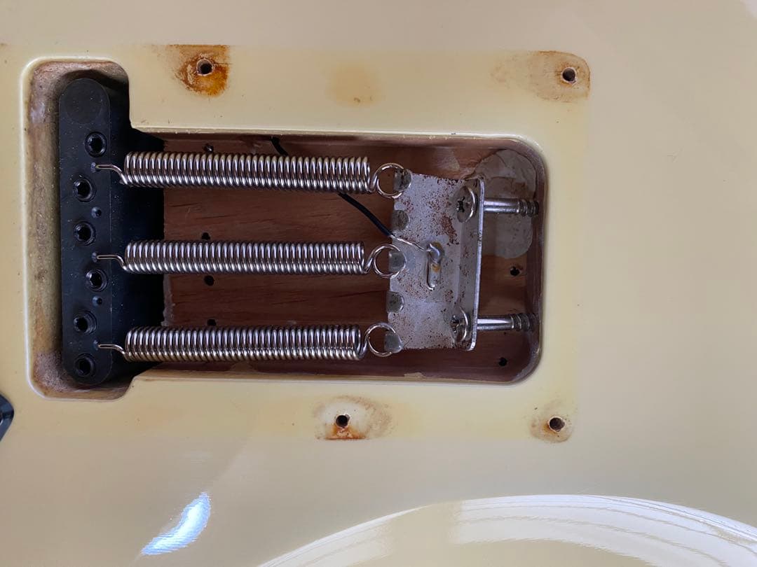 24フレットミディアムスケール　ディマジオ　ロック式トレモロ　マグナムロックペグ