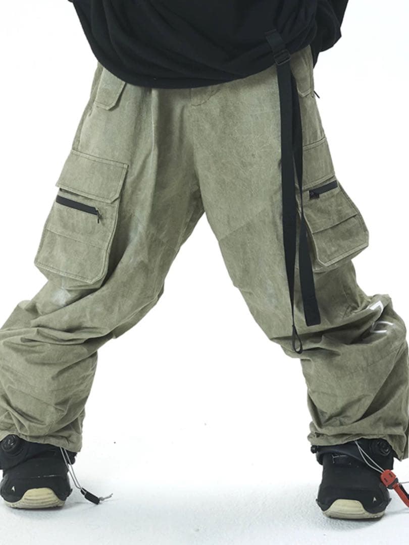 スキーパンツ S 男女兼用 カーキ 新品未使用