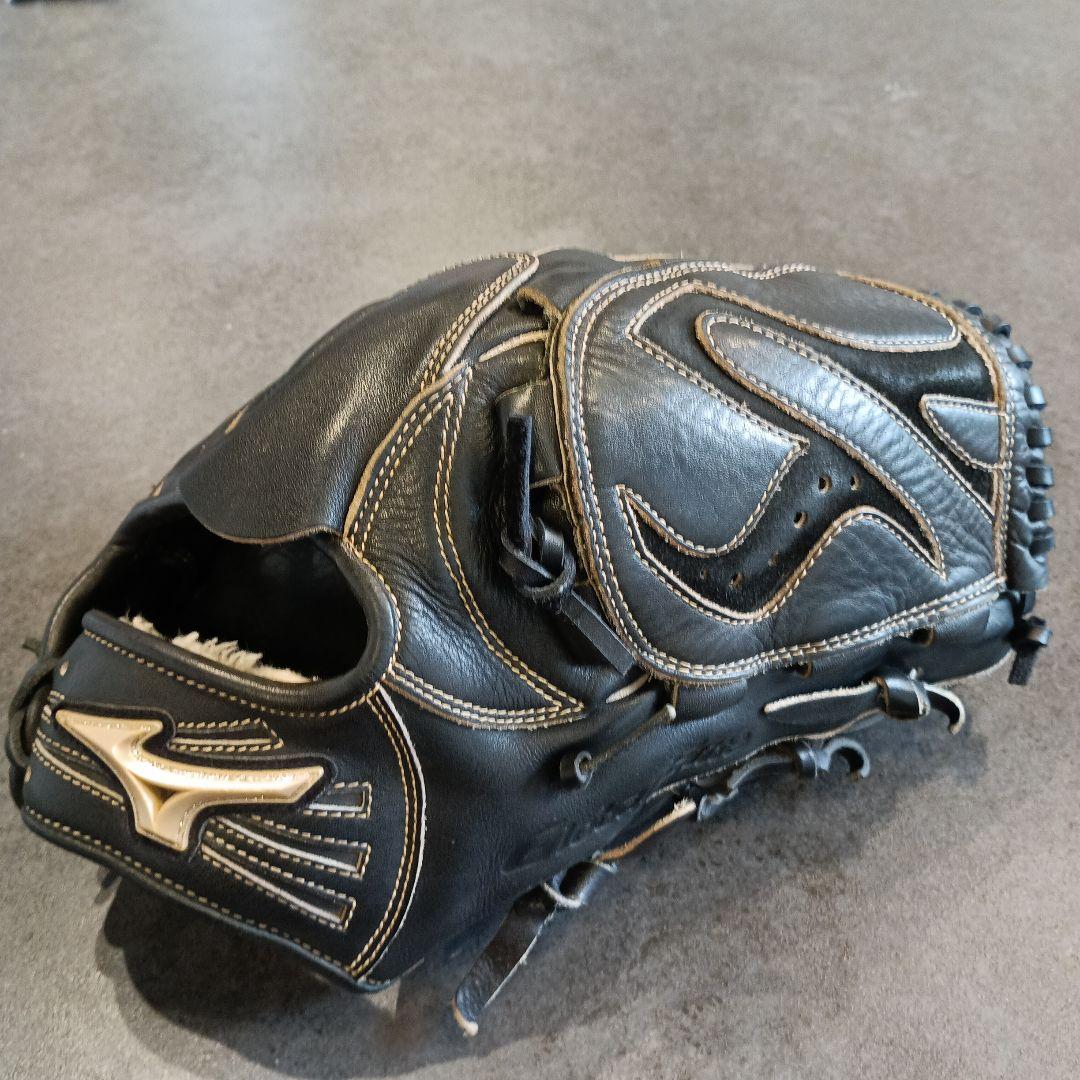 Mizuno グローバルエリート　軟式用グローブ ブラック　袋付