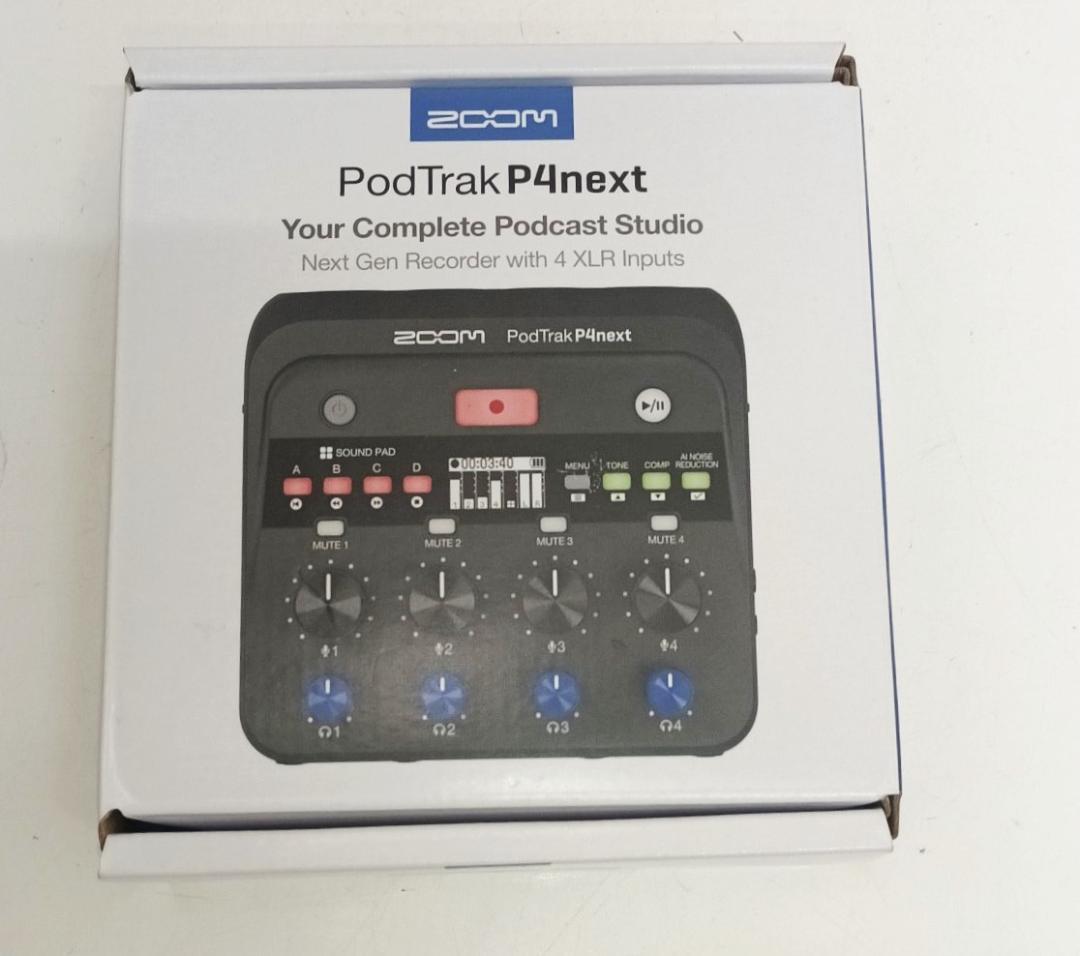 ZOOM PodTrak P4next ポッドキャスト用レコーダー