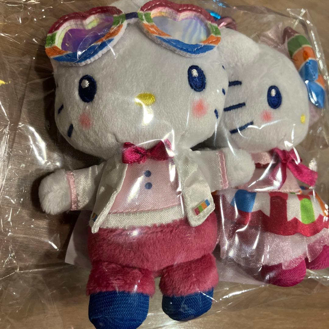 ハローキティ&ディアダニエル ペアぬいぐるみチャーム
