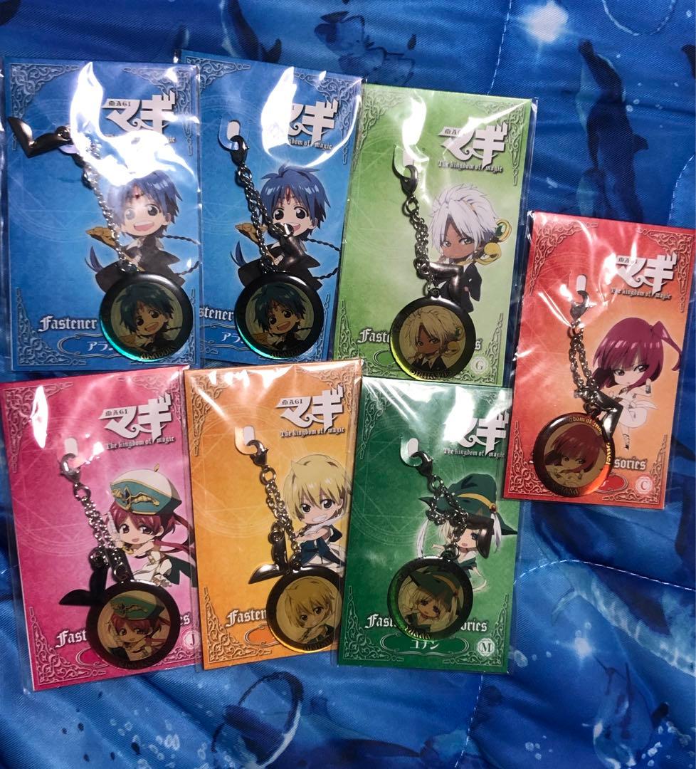 激レア　マギ　ファスナー　6種セット　キーホルダー