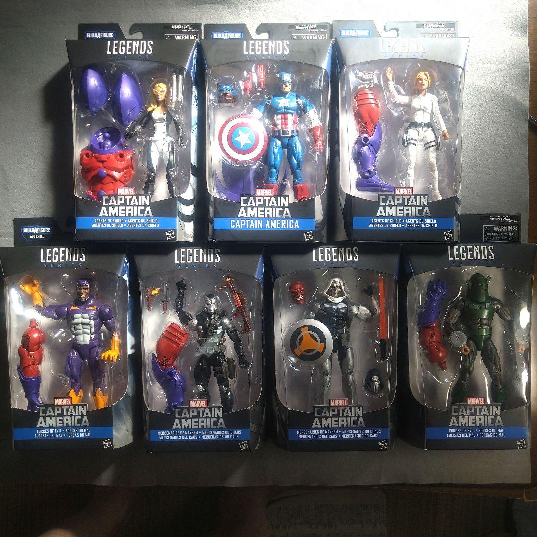 マーベルレジェンド　キャプテンアメリカ　RED SKULL　レッドスカル