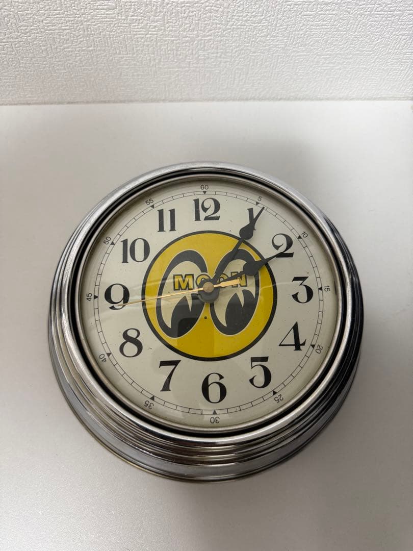 当時物！ムーンアイズ ドーム型 壁掛 時計 旧車　希少レア