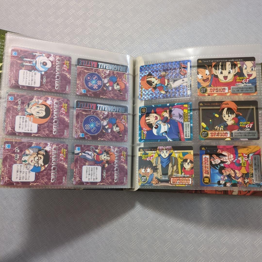 ドラゴンボールGTカードダス　カードとバインダーセット