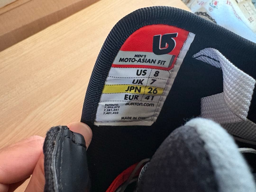 スノーボード BURTON Moto 26.0cm ASIANFIT