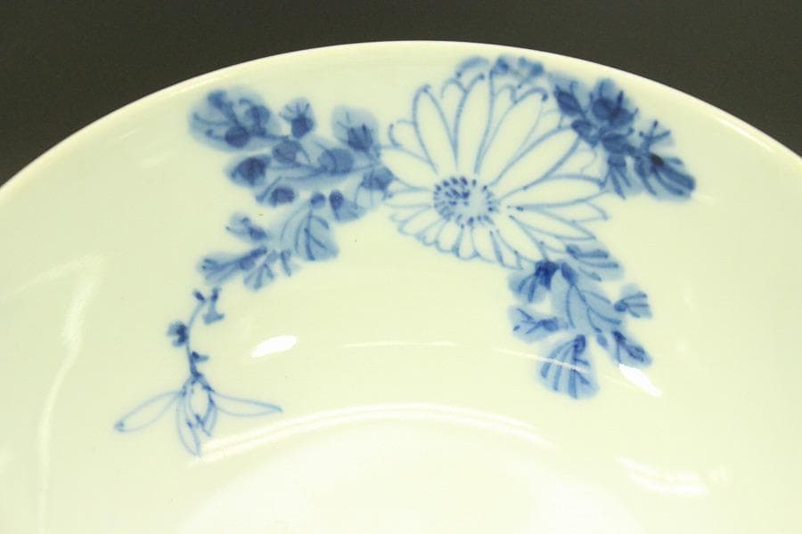 煎茶 菓子器 染付碗 道八作 他 二件(ZE466)