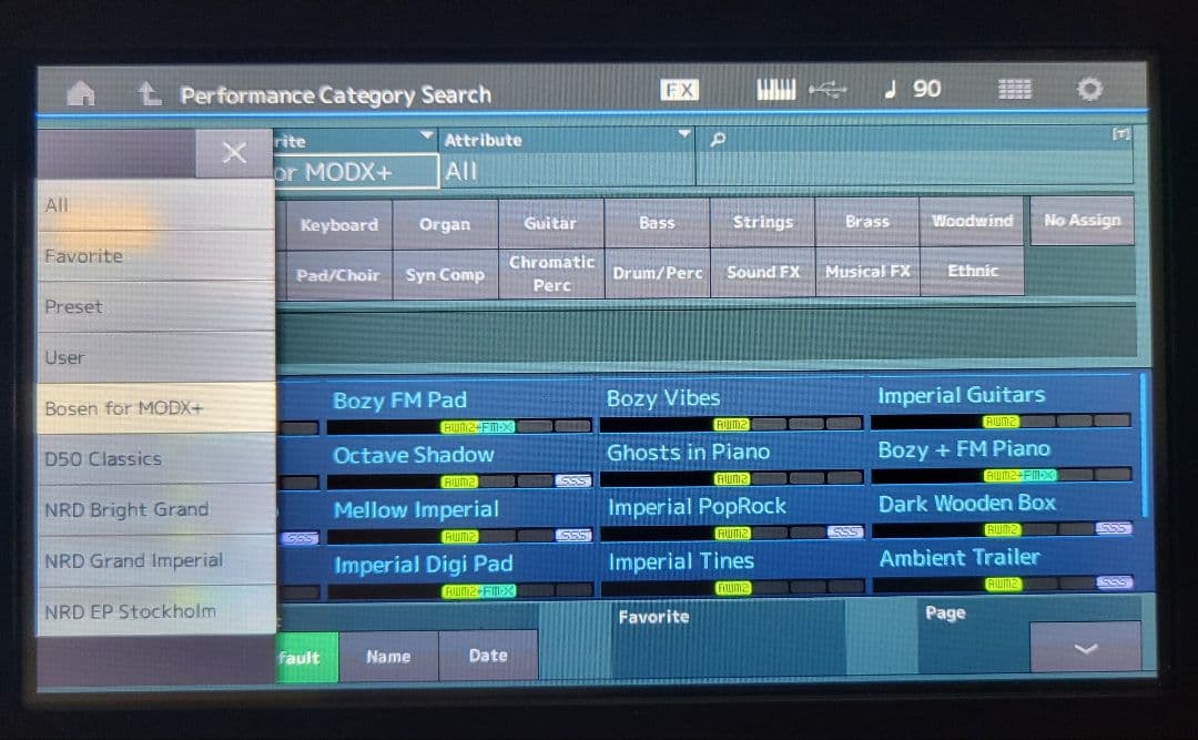 Yamaha MODX8+ シンセサイザー 追加音色、取説、元箱付き