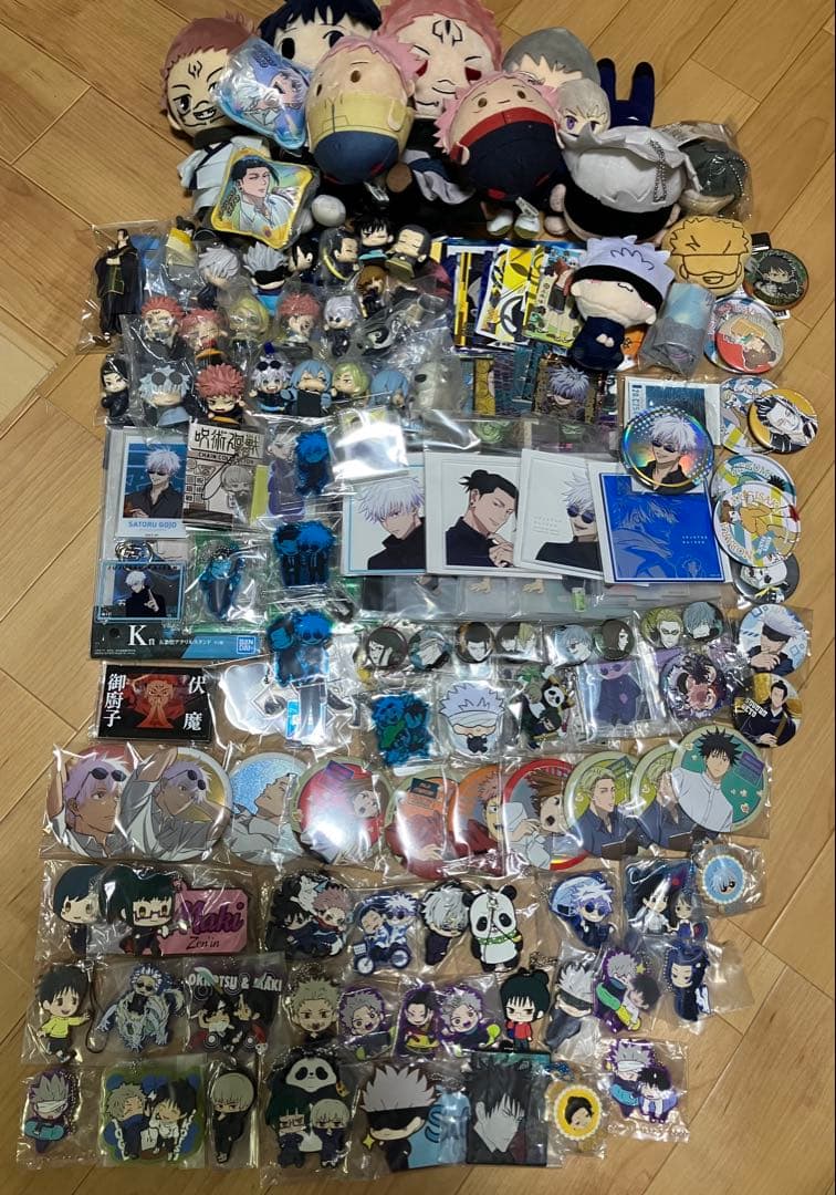 呪術廻戦　アクリルスタンド　ラバスト　缶バッジ　ガシャポン　フィギュア