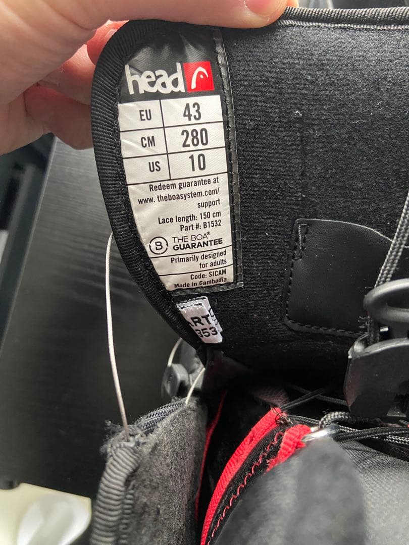 【k1】HEAD STRIKE BOA スノーボードブーツ 28cm