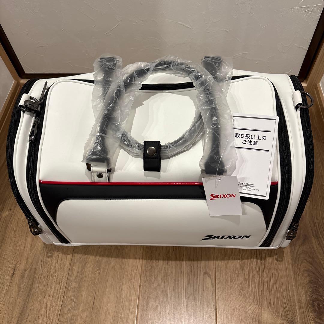 Srixon ダッフルバッグ ホワイト/ブラック