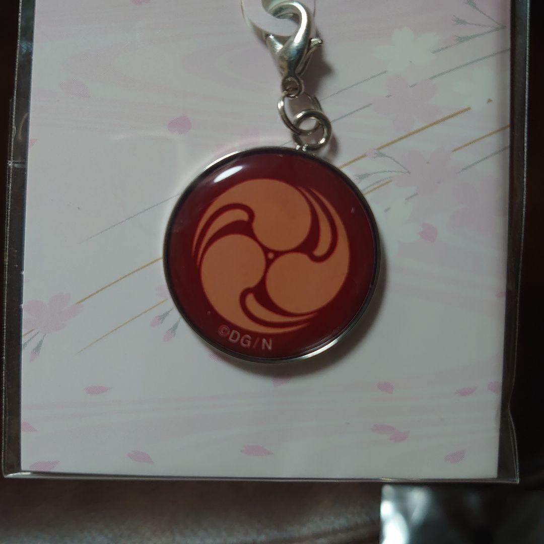 【新品・未使用品】刀剣乱舞　4点セット マスコットチャーム　紋　鶴丸