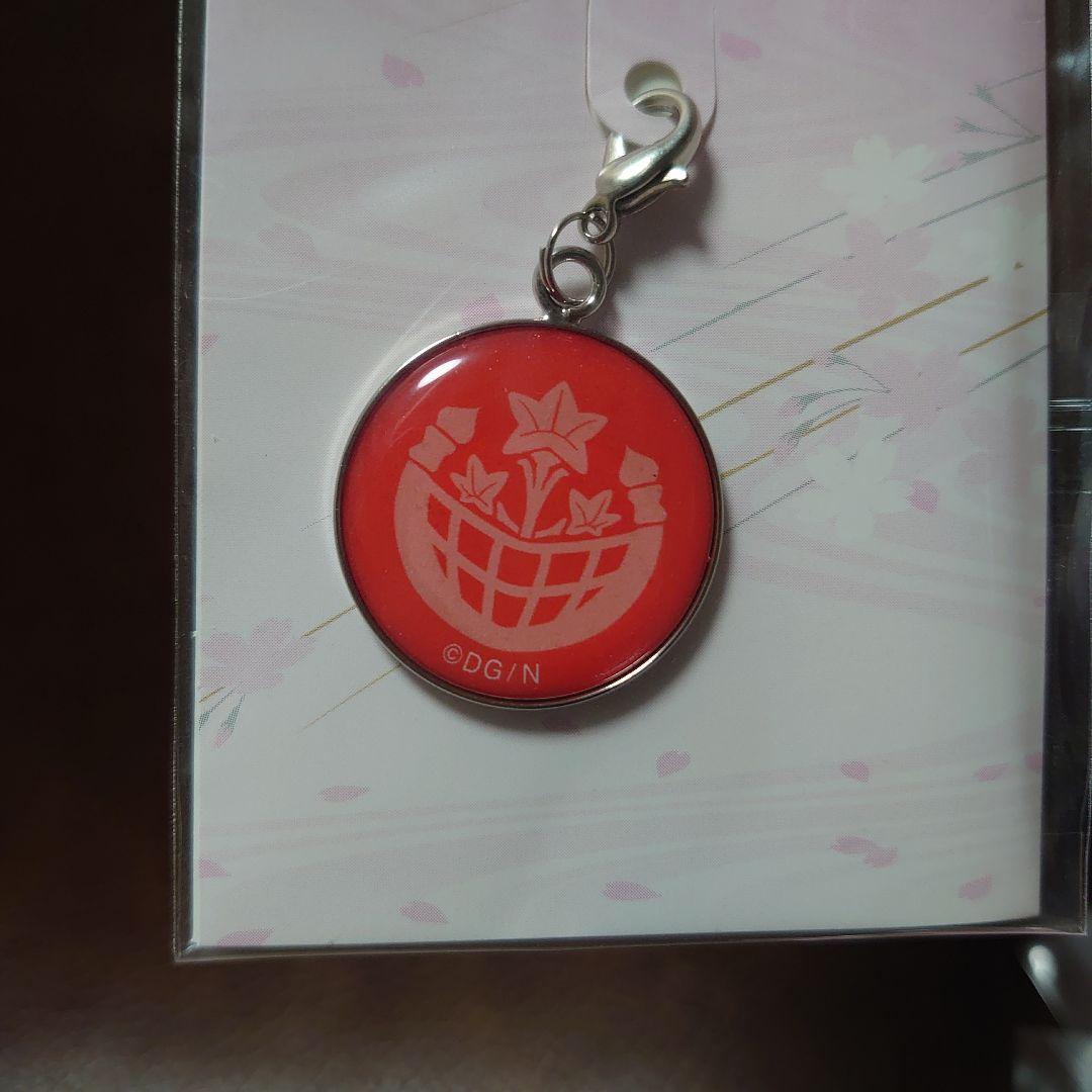 【新品・未使用品】刀剣乱舞　4点セット マスコットチャーム　紋　鶴丸