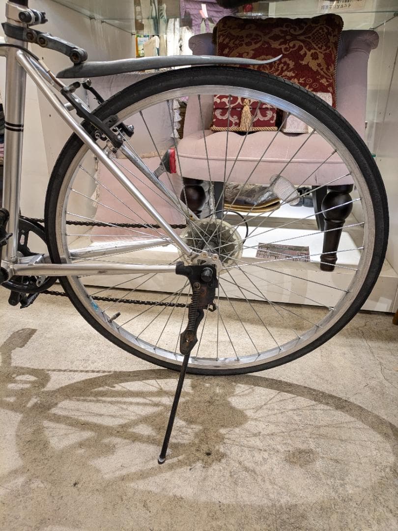 【店頭引取】 CREST クロスバイク 700C シルバー クレスト アルミ製