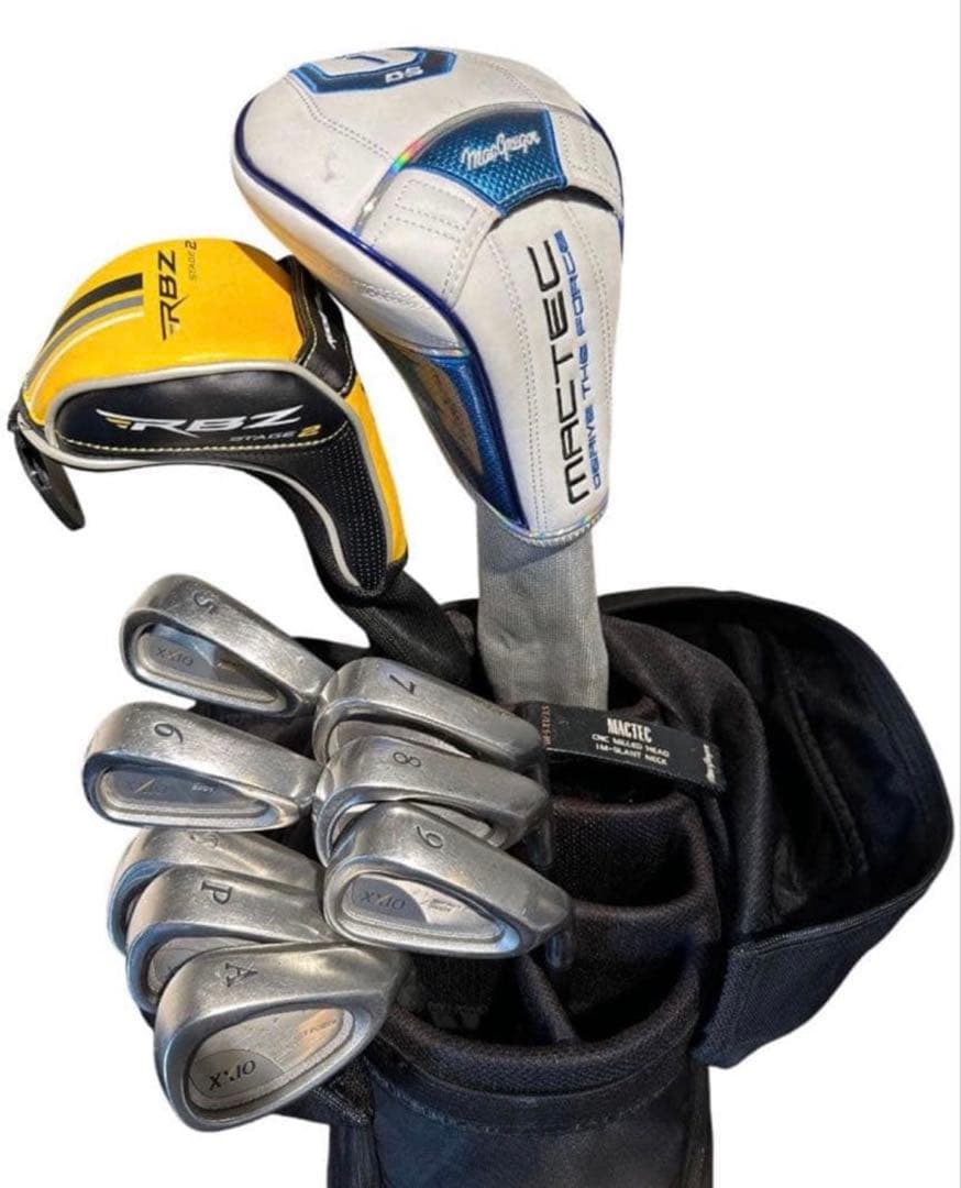 ゴルフクラブ メンズ セット（テーラーメイド・ゼクシオ・ワールドイーグル）