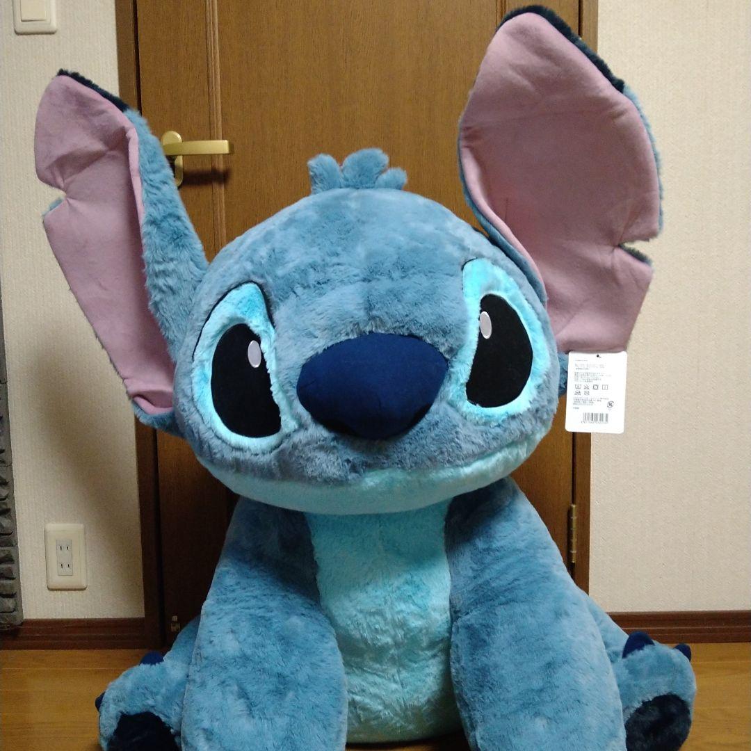 新品　タグ付き　スティッチ　コストコ　特大　 ぬいぐるみ　ブランケット付き