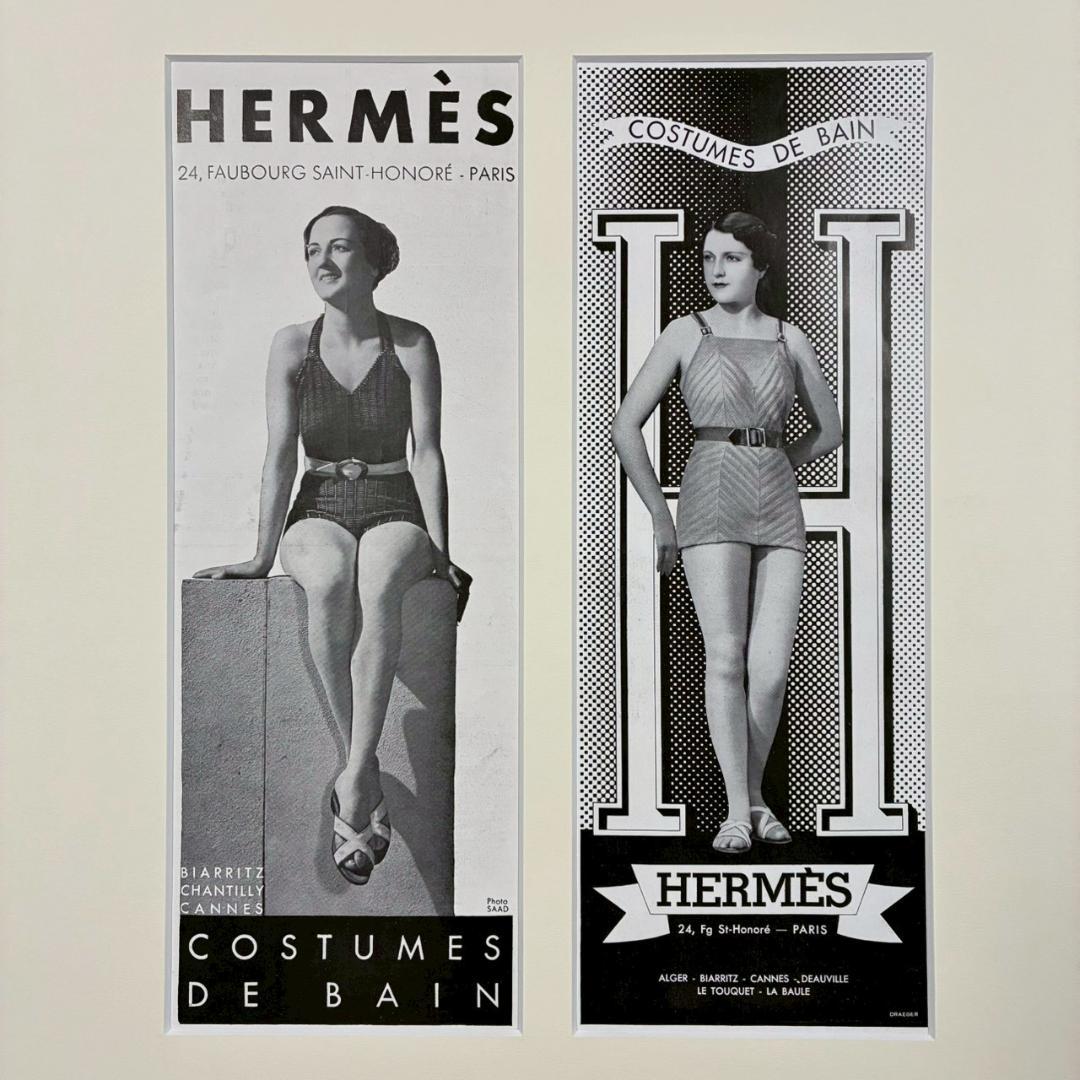 美品 エルメス ヴィンテージ広告ポスター 1935～36年 HERMÈS 希少