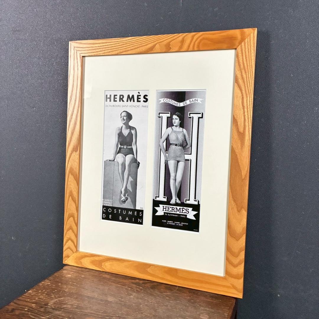 美品 エルメス ヴィンテージ広告ポスター 1935～36年 HERMÈS 希少