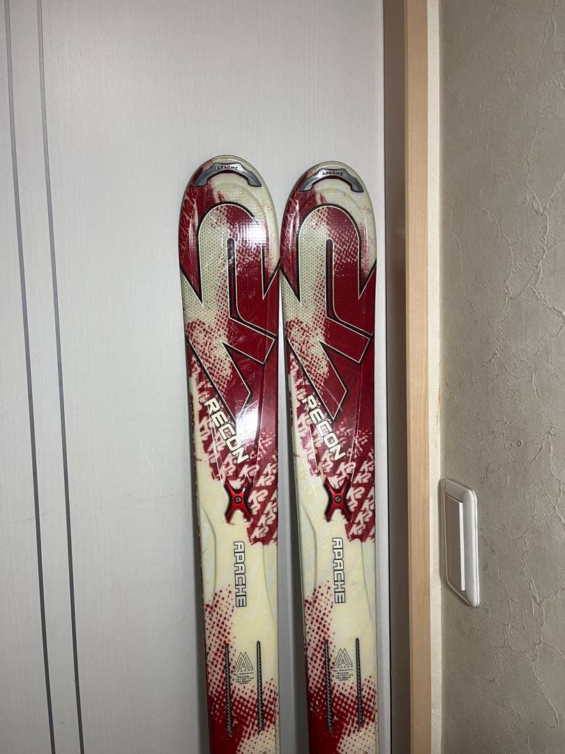 初中級オールラウンドスキー！k2 apache 163cm MARKER ビン