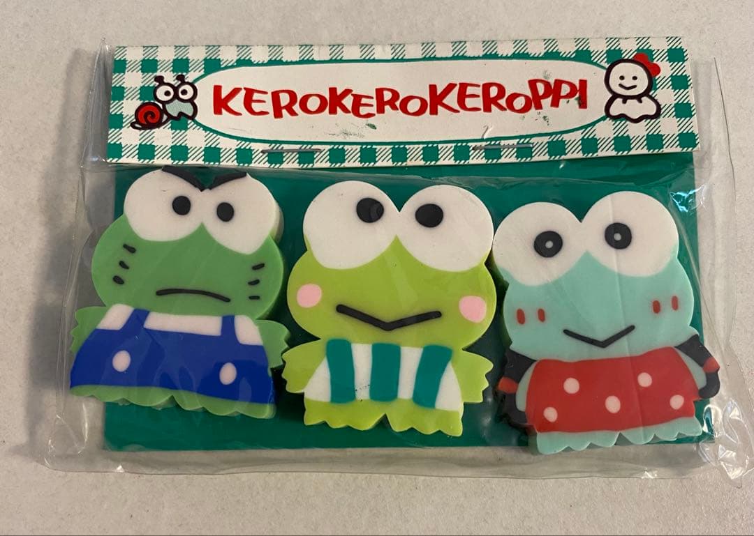 けろけろけろっぴ、昭和レトロ消しゴム