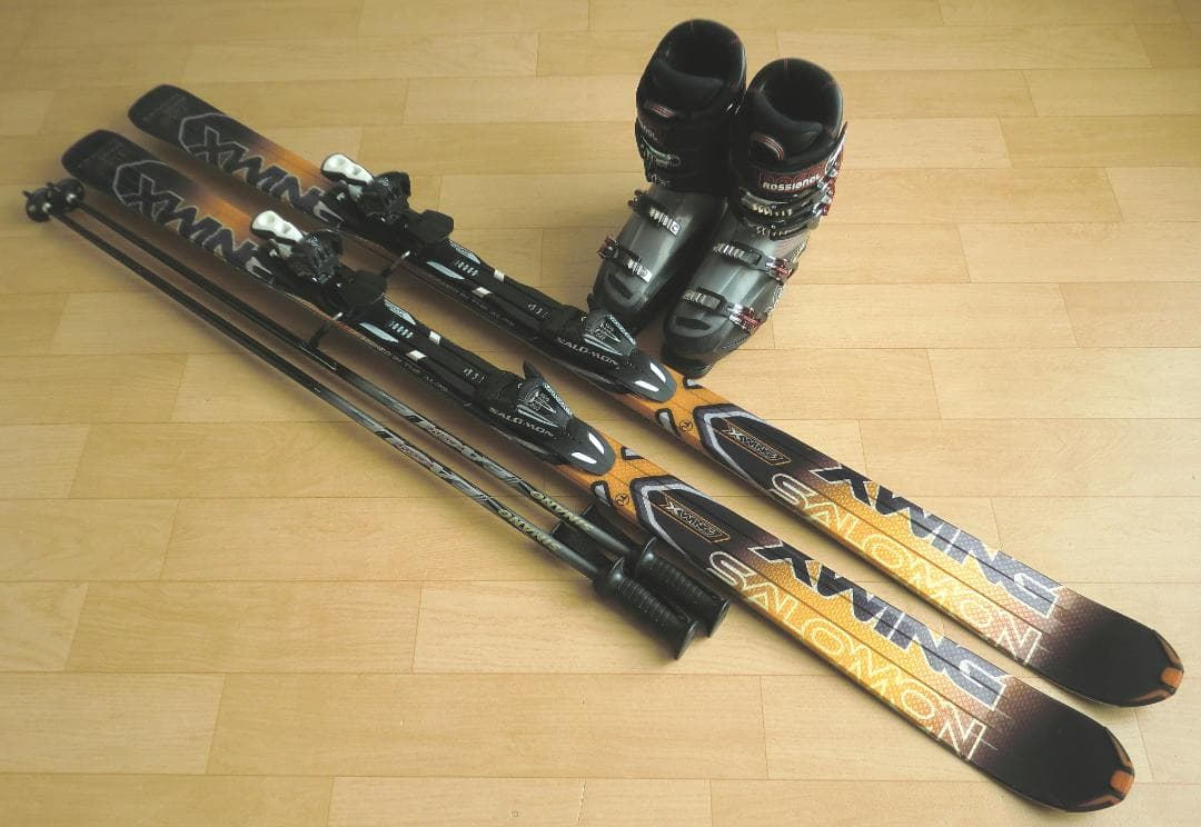 ■■送料無料■サロモン■メンズスキーセット■板165靴27.5■メンテ付き■■