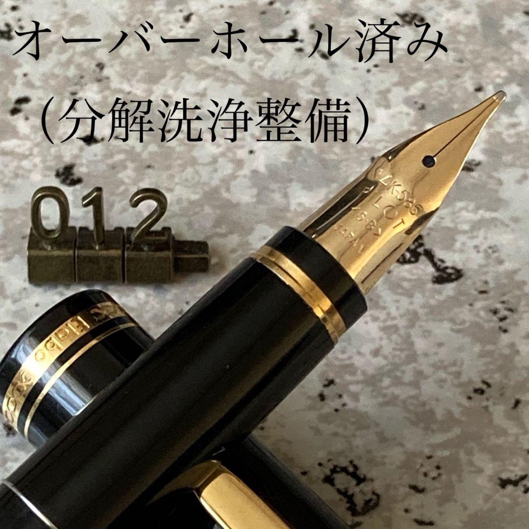 #012 オーバーホール済み 万年筆 パイロット PILOT エラボー 14k