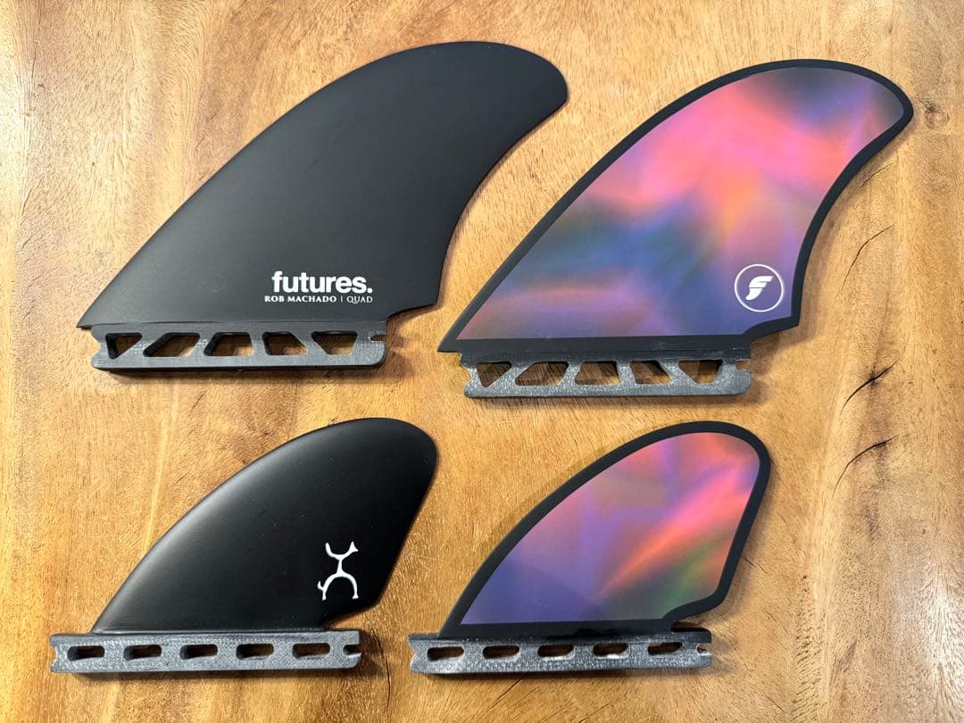 新品未使用futures Rob Machadoクアッドフィン フィンケース付