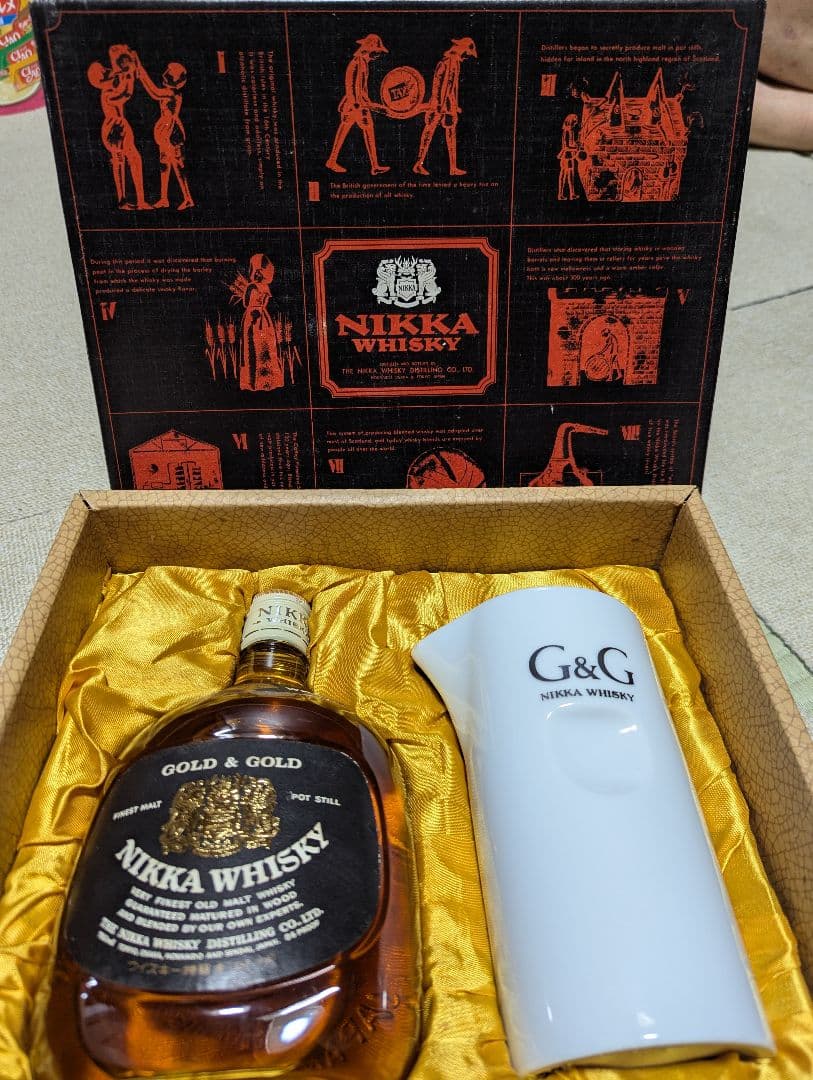 ※希少品※NIKKA WHISKY GOLD & GOLD セット※当時物※