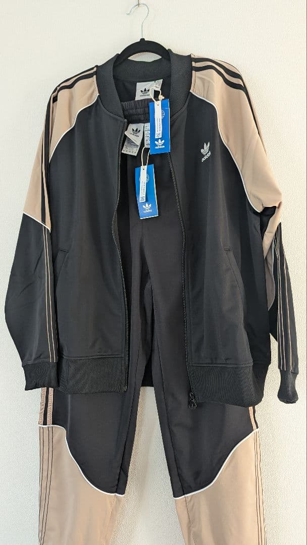 【adidas】バイカラー 希少 XL セットアップ 新品未使用タグ付き