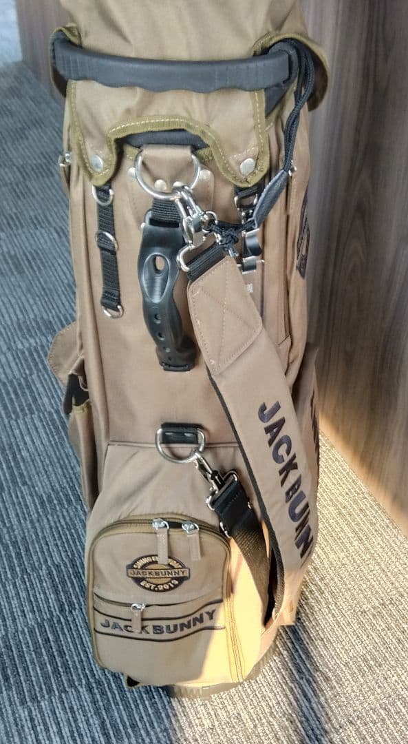JACK BUNNY カーキーキャディバッグ