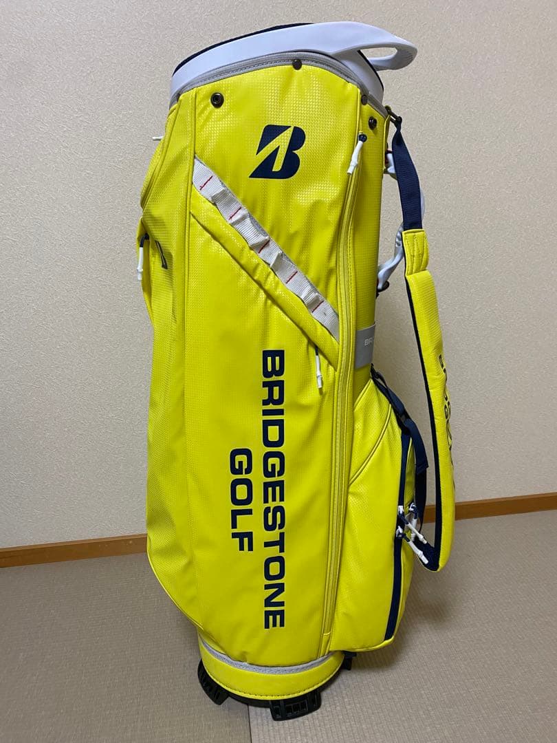 Kartoon　BRIDGESTONE GOLF キャディバッグ イエロー