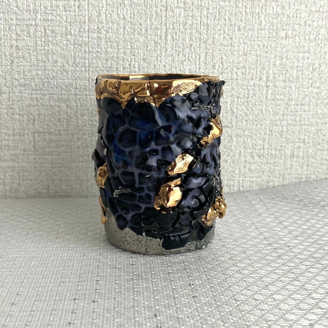 作家　市川透さん　ぐい呑み　未使用品