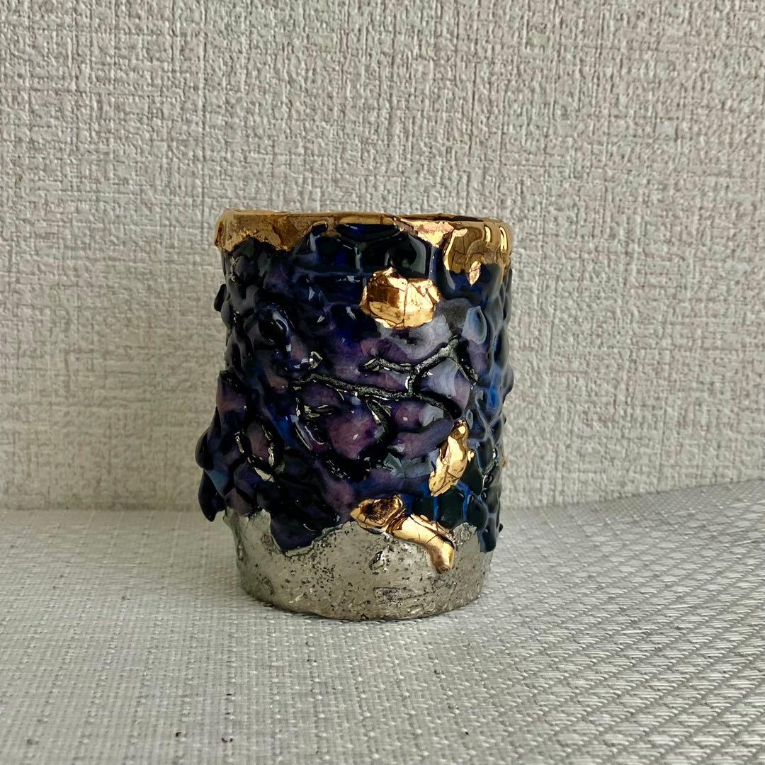 作家　市川透さん　ぐい呑み　未使用品