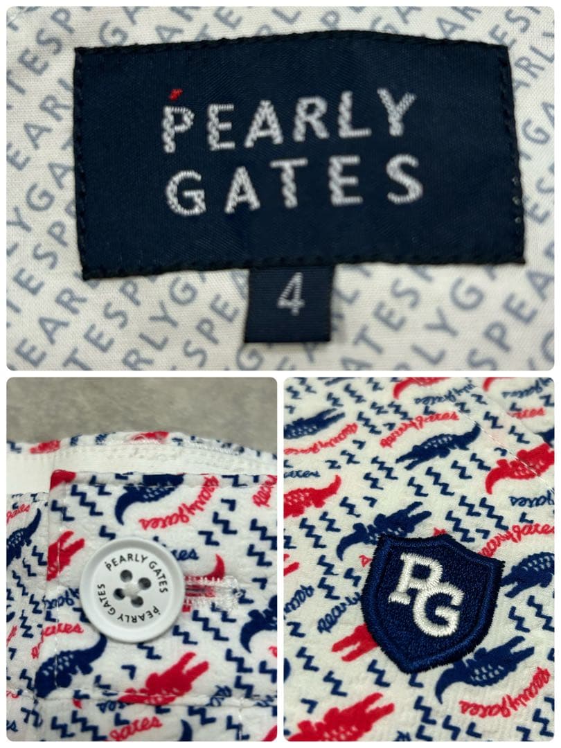 希少 未使用 PEARLY GATES ワニ ゴルフパンツ メンズ 4
