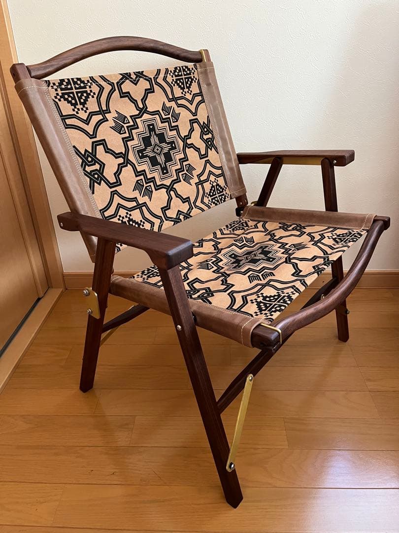 新品GARAKUDAダークブラウン YURAチェアKamping BigTote