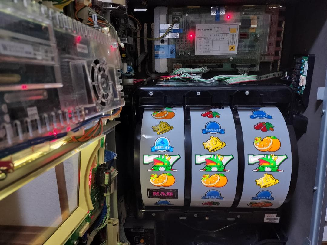 パチスロ実機★ニイガタ電子★キングオブキングパルサー★オートプレイ不要機付