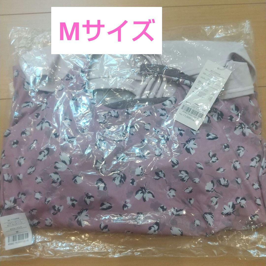 【SUKALA】フラワープリントカバータンクトップ （M ダスティピンク）