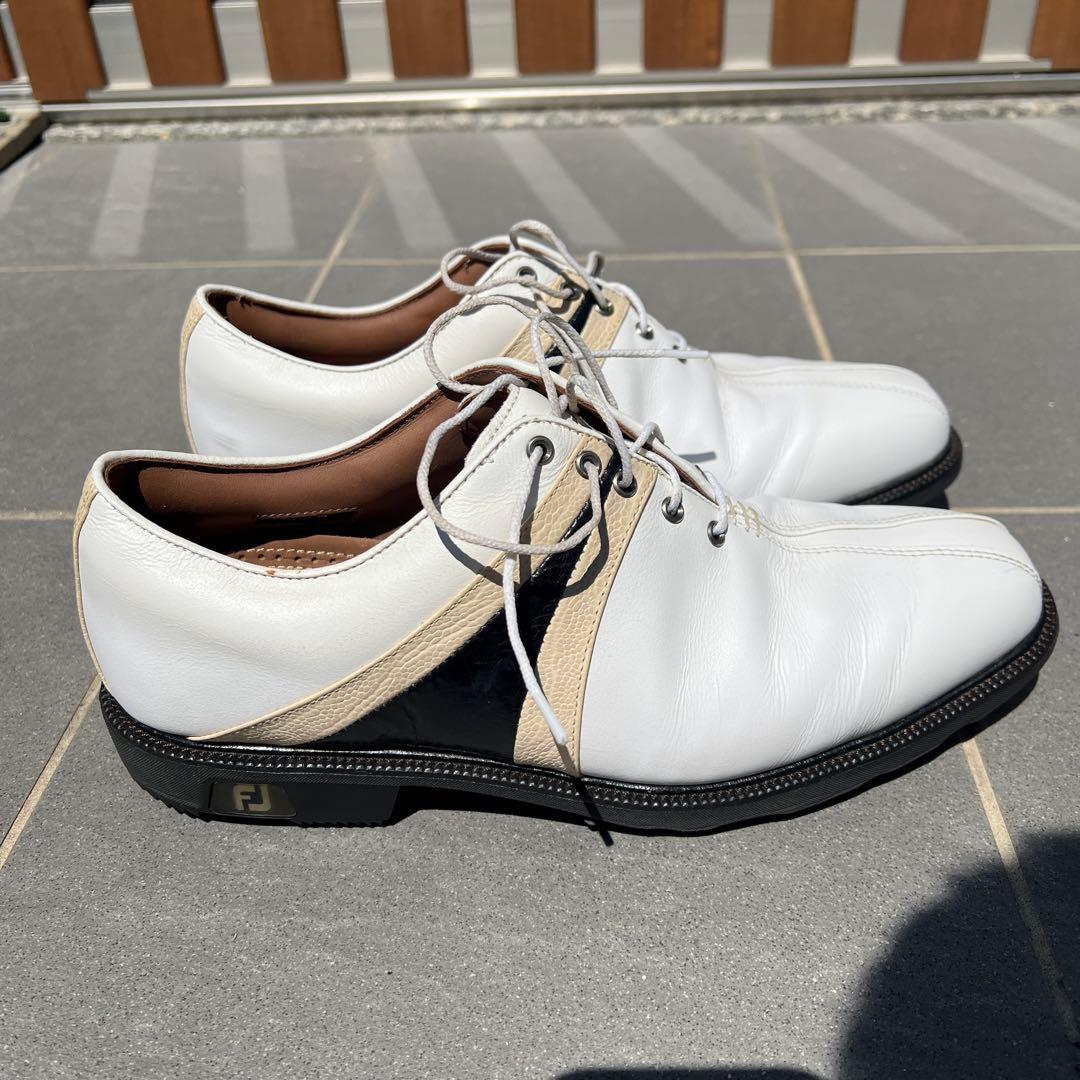 フットジョイゴルフシューズ ホワイト/ブラック/ベージュ　icon