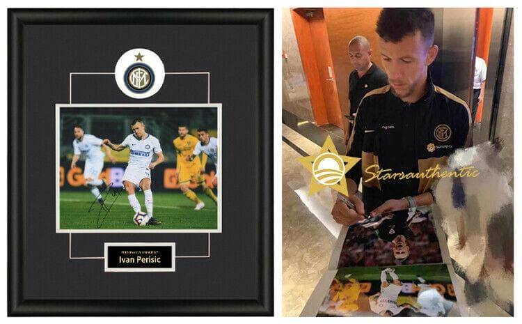 直筆サイン入り写真 イヴァン・ペリシッチ FCインテル・ミラノ SA鑑定済