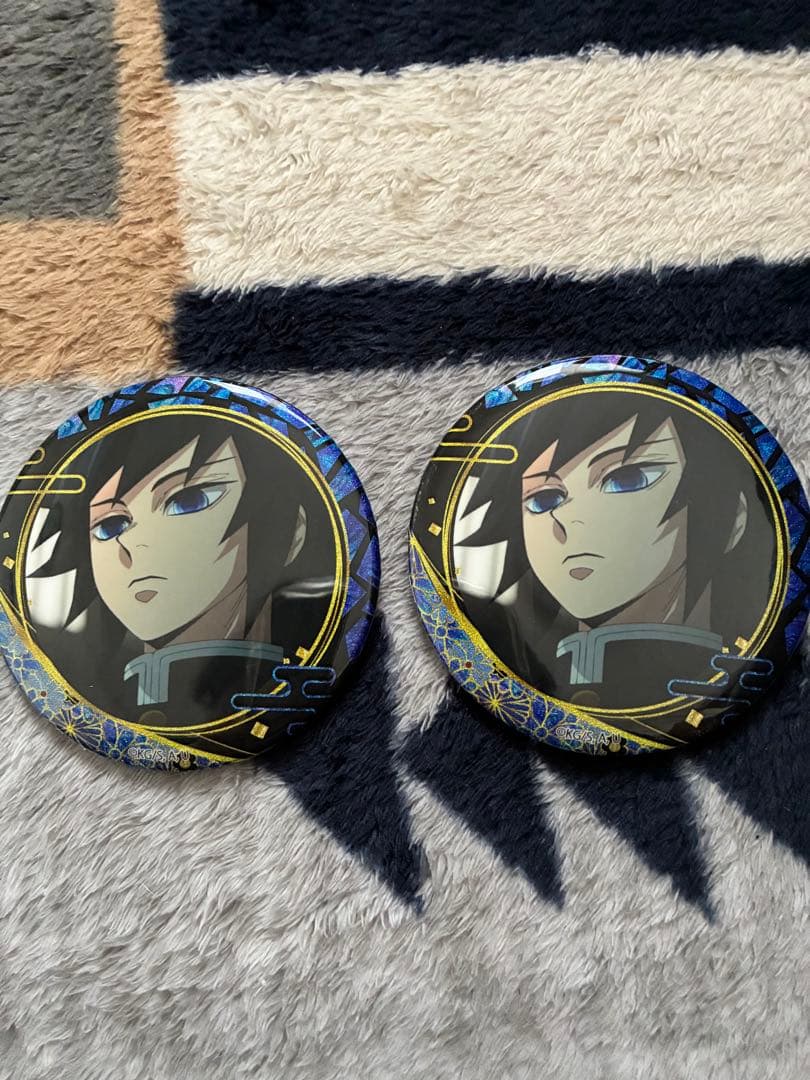 鬼滅の刃 冨岡義勇 缶バッジセット アクスタ