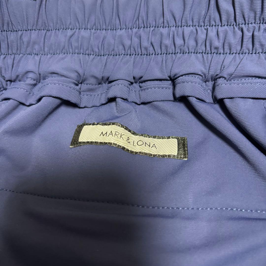 MARK & LONA ネイビー ストレッチパンツ サイズ48（JP:L相当）