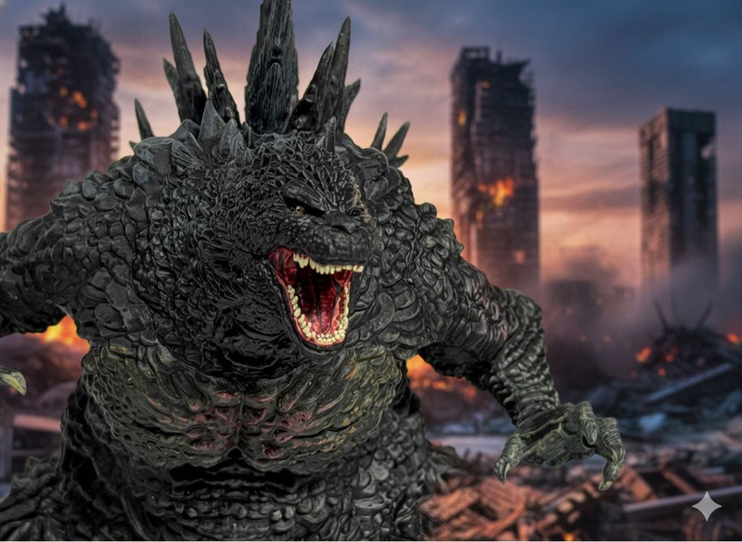 で*ー様 PLAfig. PF-01 ゴジラ(2023) 塗装済み完成品