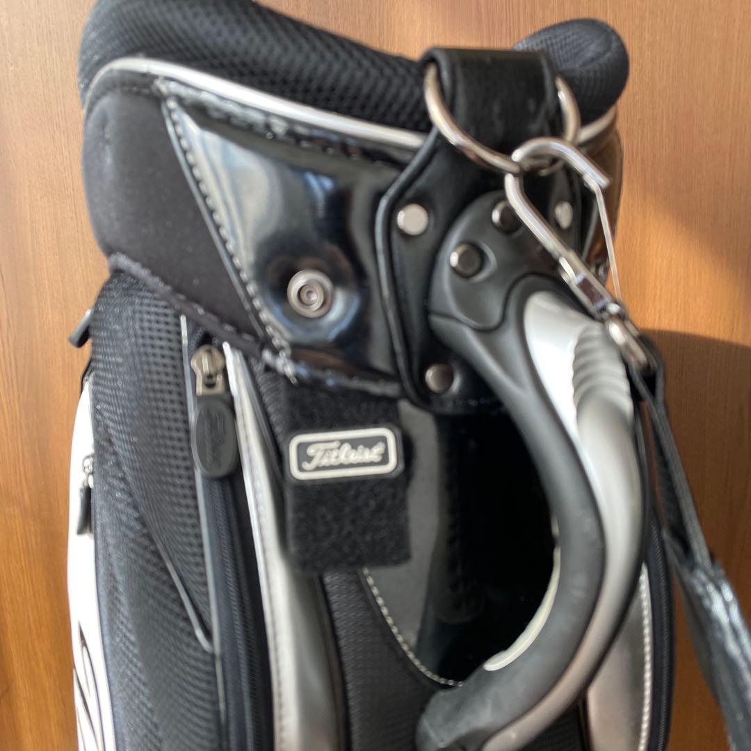 【タイトリスト定番カラー】Titleist キャディバッグ 黒白 そこそこ美品！
